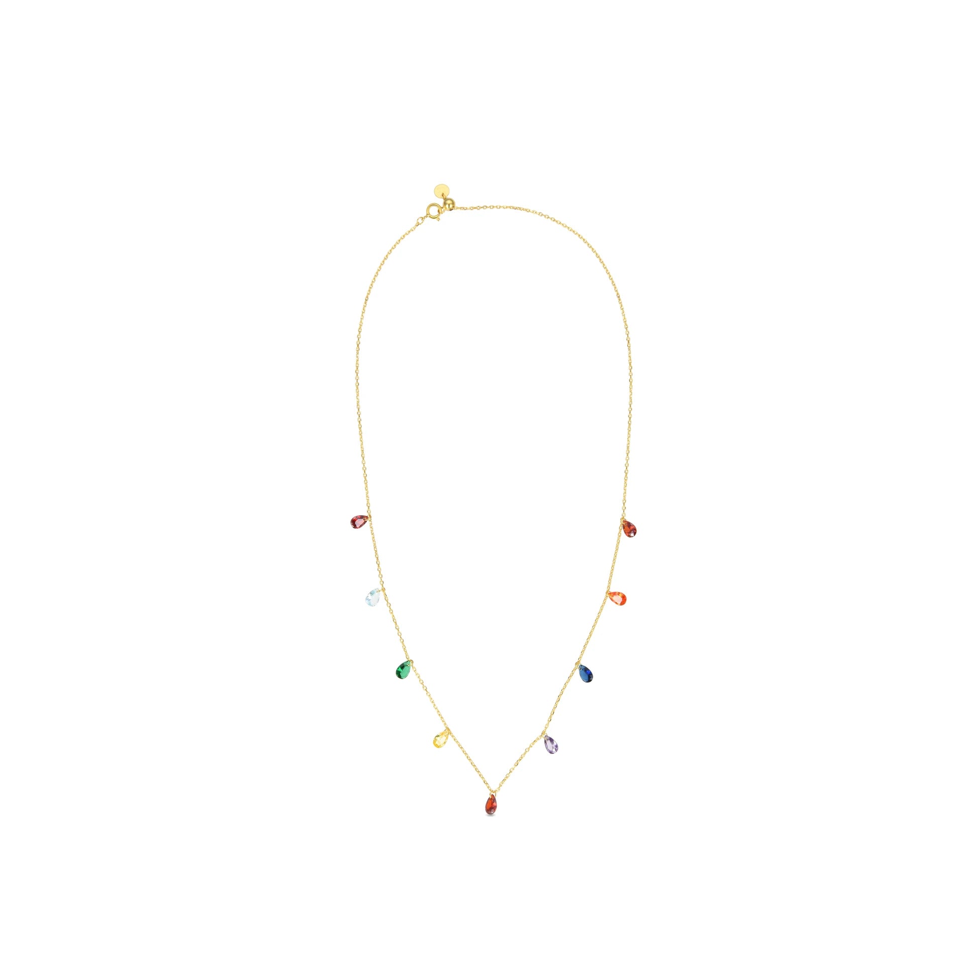 Orijinal Renkli Swarovski Taþlý Kolye