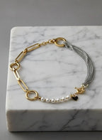 Palermo Pearl Design Necklace, Chain necklace