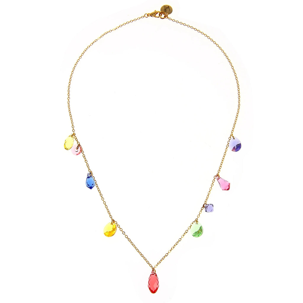Swarovski Taþlý Mix Kolye