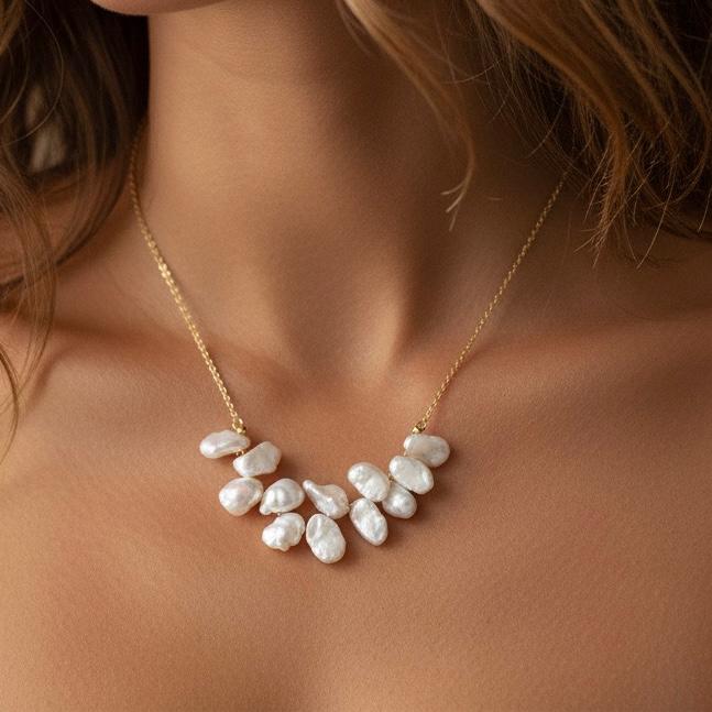 Leaf Pearl, Yaprak Ýnci Kolye