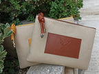 Brown Pocketed Clutch Bag Women's Handbag