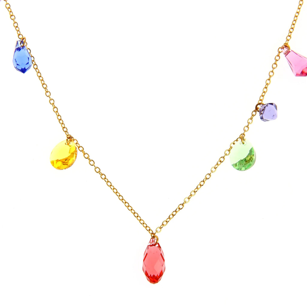 Swarovski Taþlý Mix Kolye