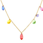 Swarovski Taþlý Mix Kolye