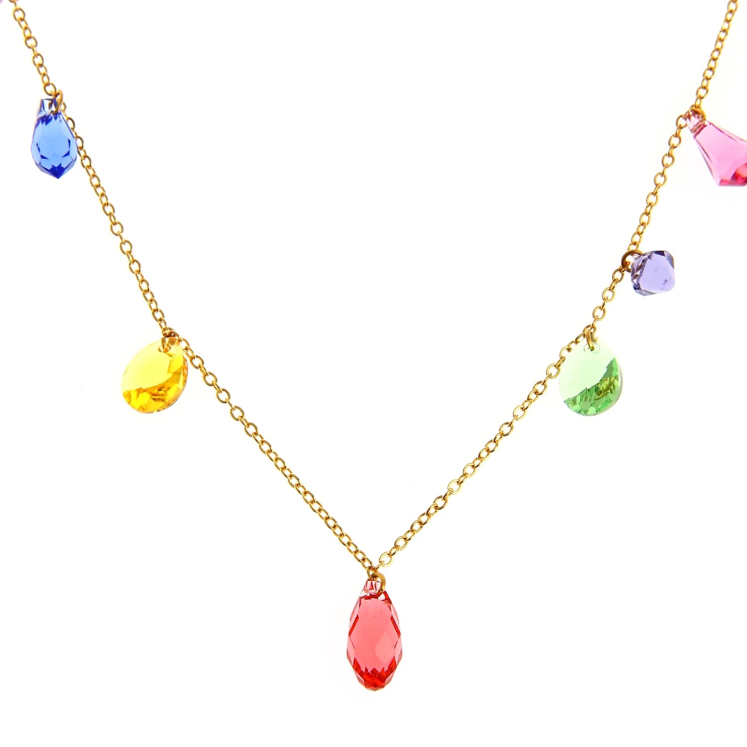 Swarovski Taþlý Mix Kolye