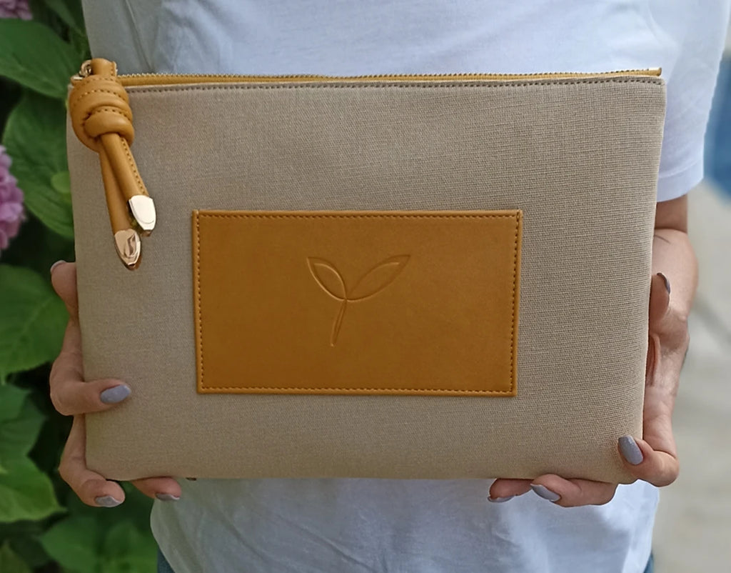 Sarý Cepli Clutch Çanta, Kadýn El Çantasý