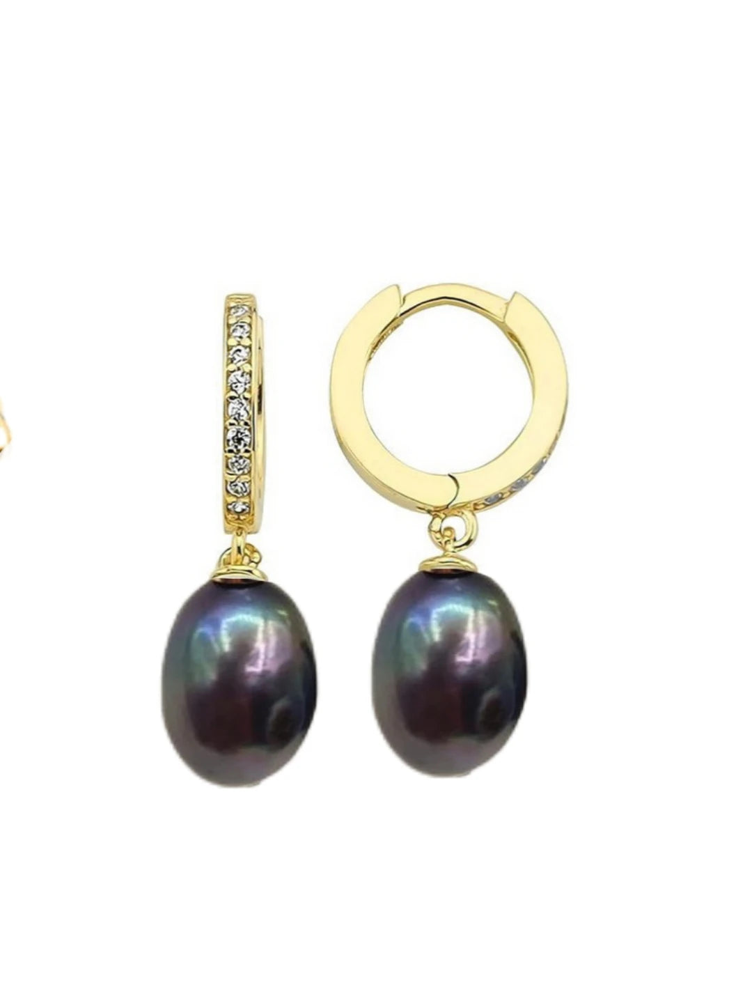 Black Pearl , Siyah Ýnci Küpe