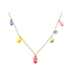 Swarovski Taþlý Mix Kolye
