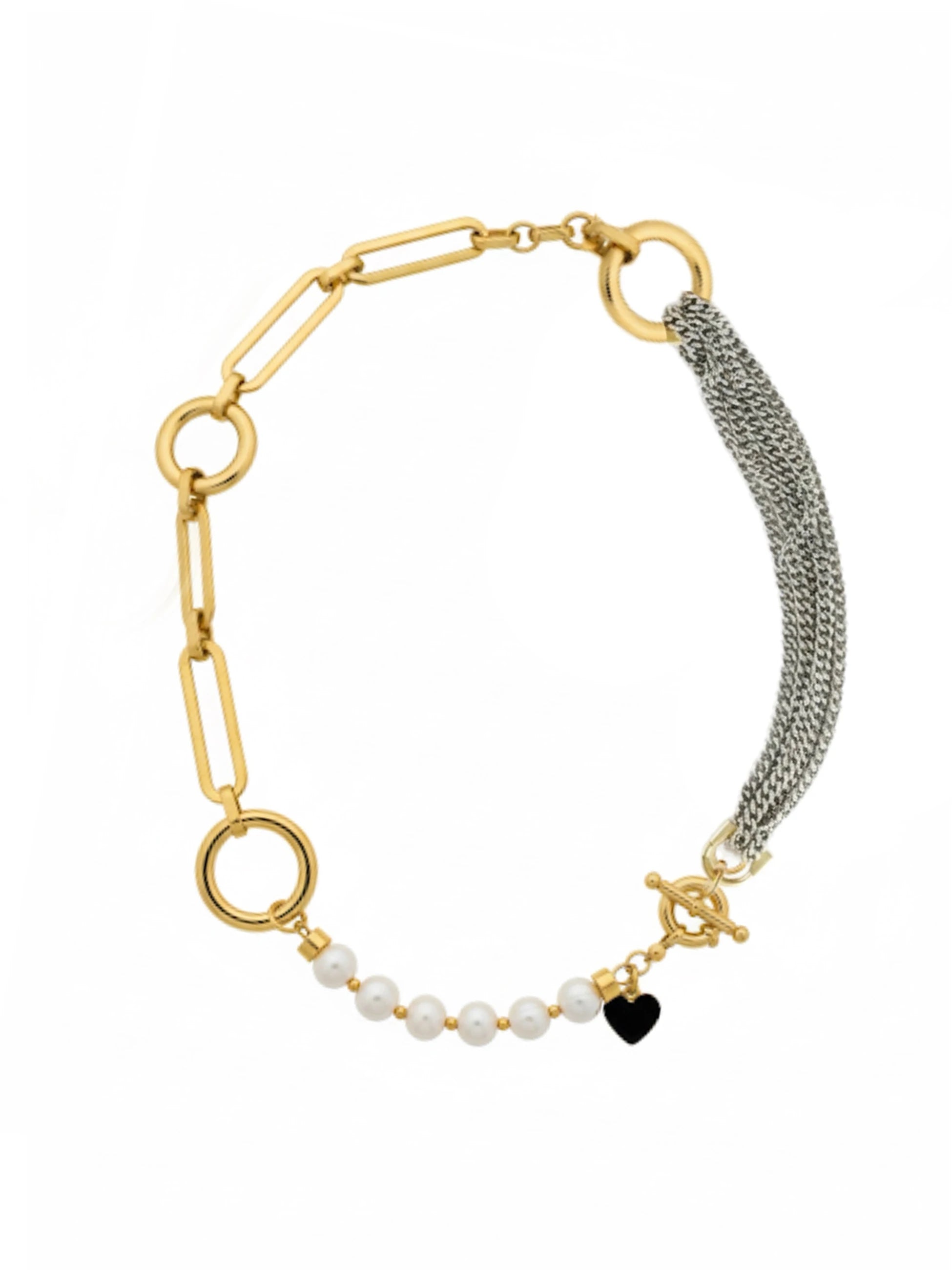 Palermo Pearl Design Necklace, Chain necklace
