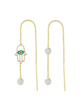 Hamsa Zircon Küpe