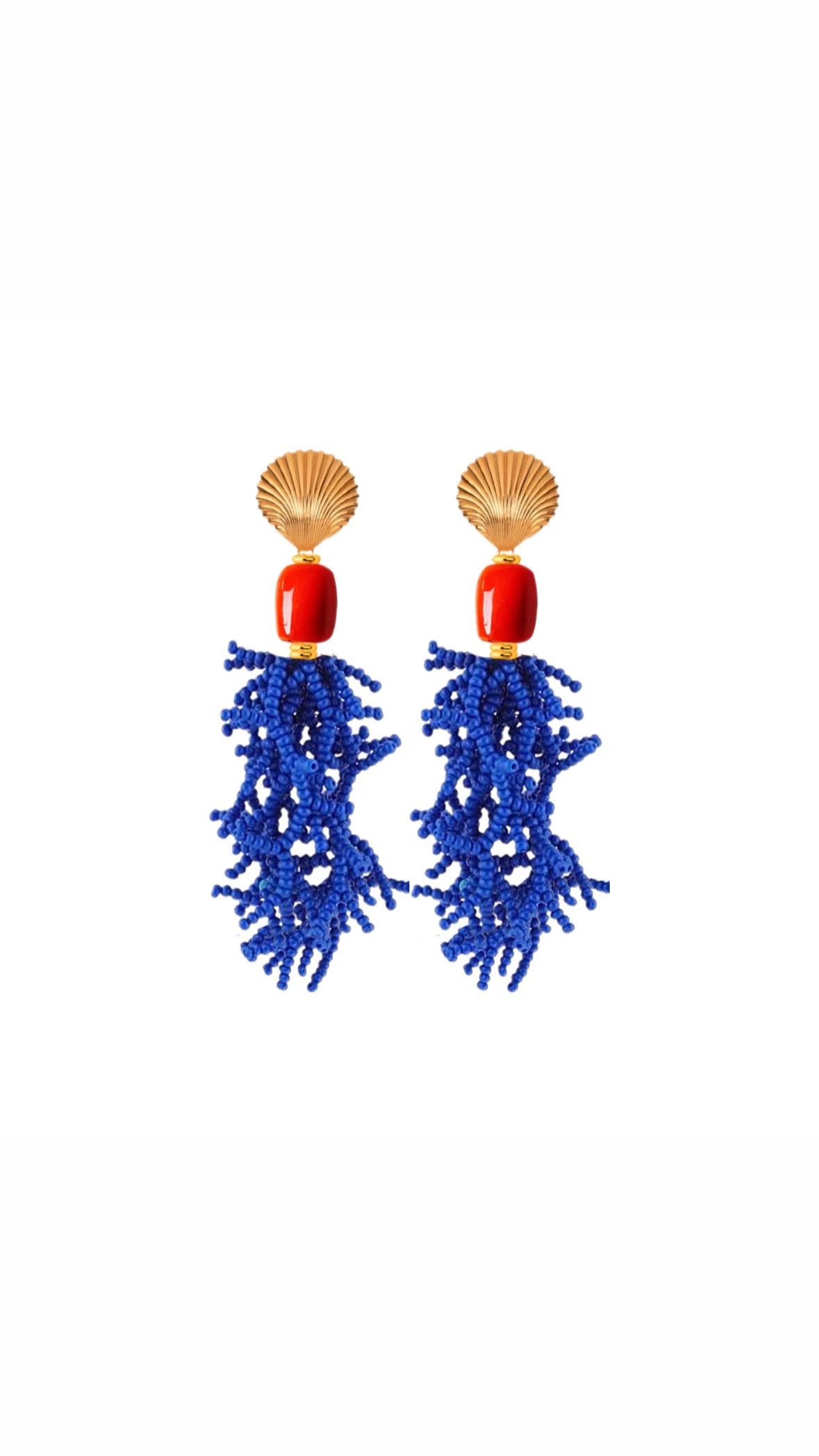 Coral Mercan Küpe