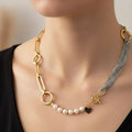 Palermo Pearl Design Necklace, Chain necklace